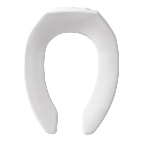 Bemis Elongated Open Front Toilet Seat in White